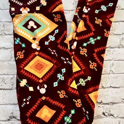 Lularoe Legging OS Bright And Colorful Disney Minnie Mouse